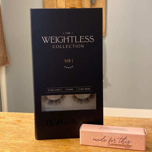flutterhabit Makeup Flutterhabit Weighess No Lashes Full Set And